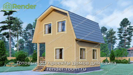 Проект  Площадь: 47, Размер: 6х6