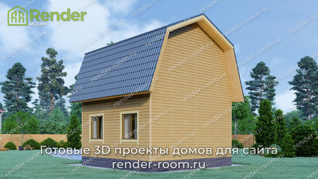 Проект  Площадь: 47, Размер: 6х6