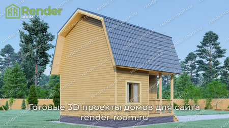 Проект  Площадь: 47, Размер: 6х6