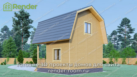 Проект  Площадь: 37, Размер: 6х6