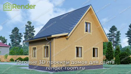 Проект  Площадь: 59, Размер: 8х8