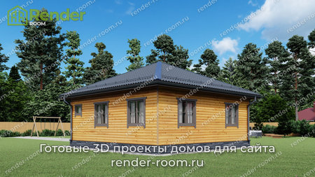 Проект  Площадь: 49,37, Размер: 8х8