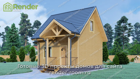 Проект  Площадь: 60,84, Размер: 6х8