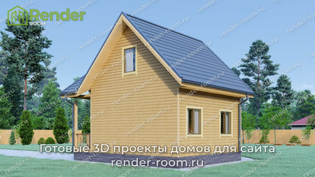 Проект  Площадь: 60,84, Размер: 6х8