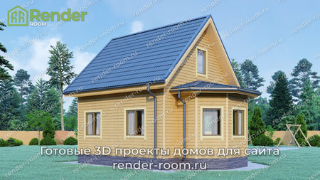 Проект  Площадь: 60,84, Размер: 6х8