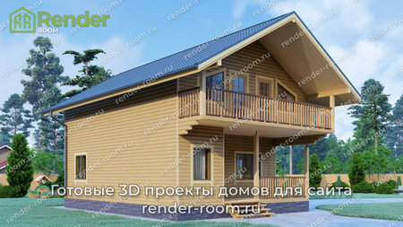 Проект  Площадь: 126, Размер: 8х10