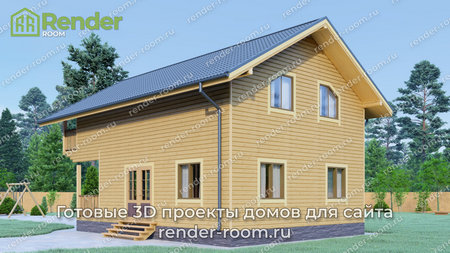 Проект  Площадь: 126, Размер: 8х10