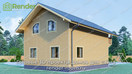 Проект  Площадь: 126, Размер: 8х10