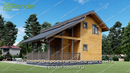 Проект  Площадь: 56, Размер: 6х7