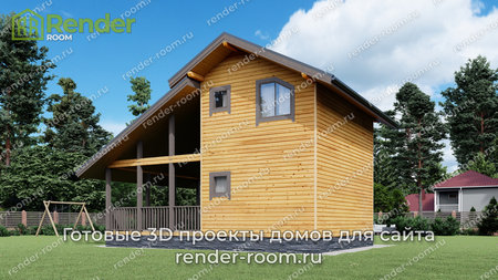 Проект  Площадь: 56, Размер: 6х7